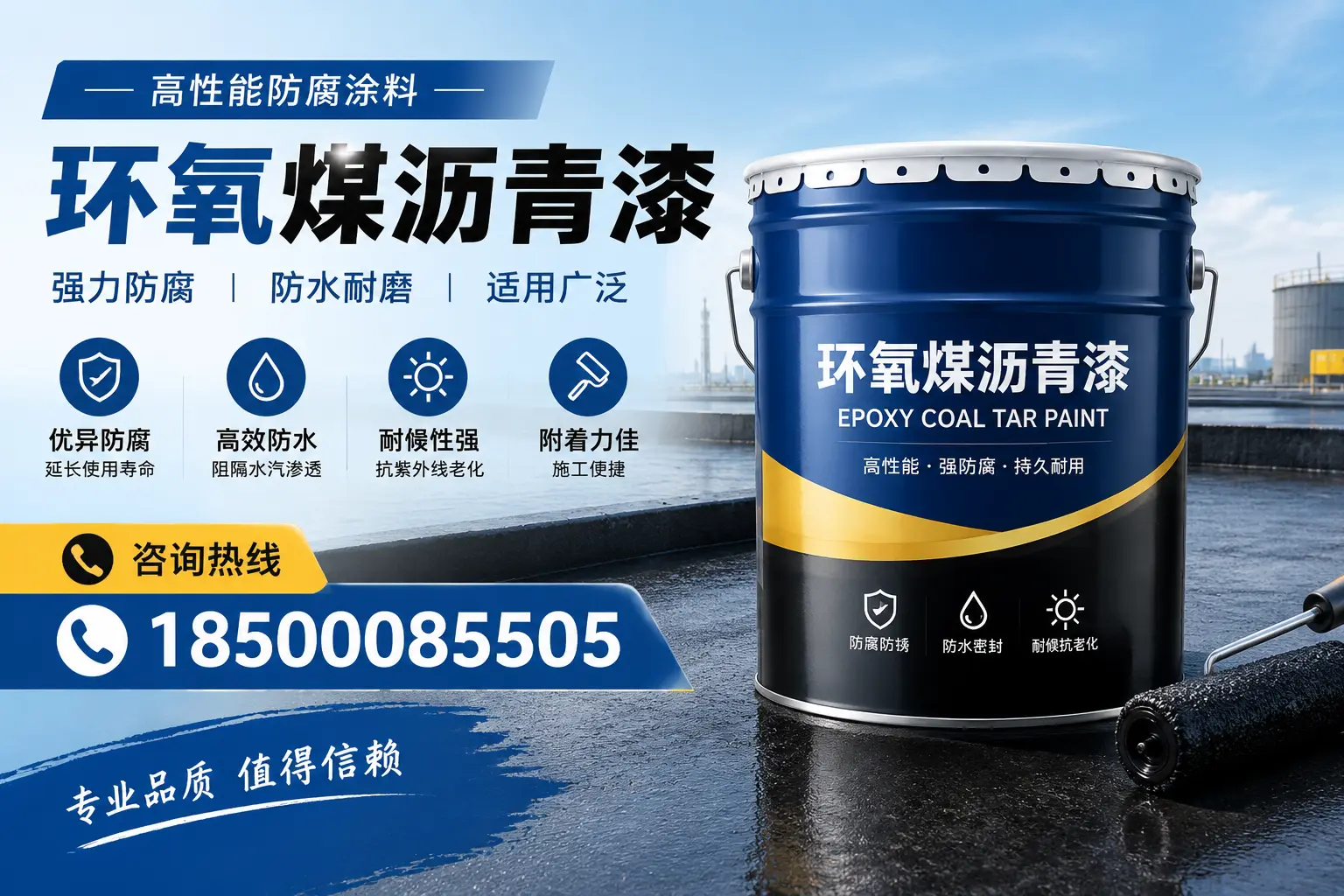 环氧煤沥青漆的主要成分与功能，青田用户深度了解